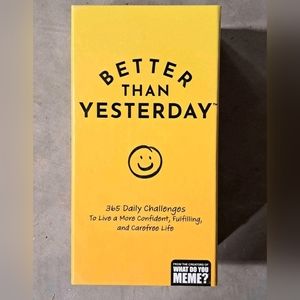 Brand New Better Than Yesterday Card Game; 365 Daily Challenges